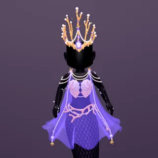 Royale High Gilded Grandeura Mermaid Set
