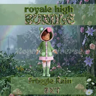 ROYALE HIGH FROGGIE RAIN SET