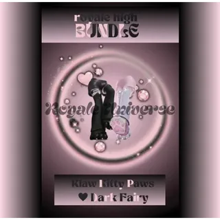 ROYALE HIGH KITTY KLAWS PAWS 🖤 DARK KITTY