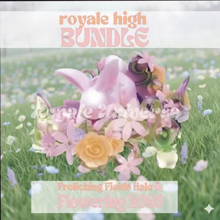 ROYALE HIGH FROLICKING FIELDS HALO 🐇 FLOWERING