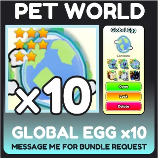 10 Global Eggs, Pet World