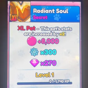 x4 XL Radiant soul |BGSI