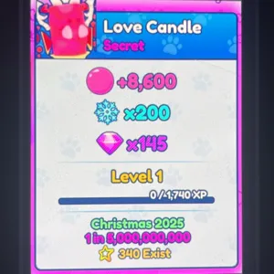 x1 Love Candle | BGSI🔥