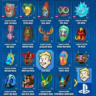 18 Glowing Mask
