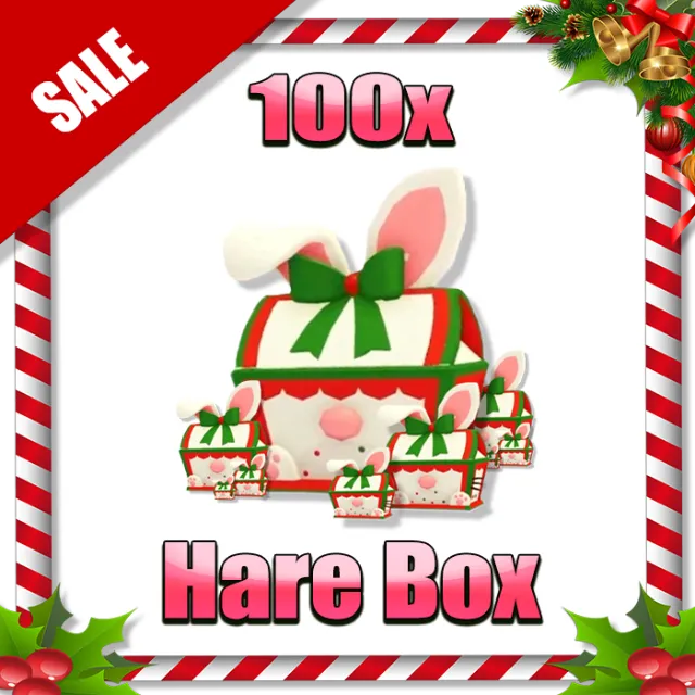 100X HARE BOX - ADOPT ME - Game Items - Gameflip