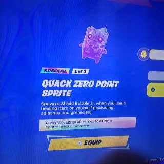 Quack Zero Point Sprite