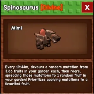 Mega Spinosaurus Age 100 