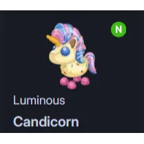 Candicorn (NEON) | ADOPT ME| INSTANT DELIVERY⚡