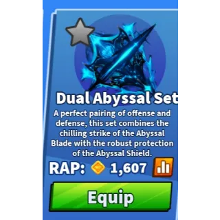 Dual Abyssal Set - Blade Ball