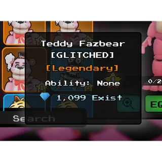 Five Nights Hunted Roblox Glitched Teddy Fazbear