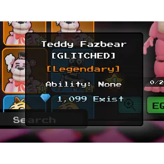 Five Nights Hunted Roblox Glitched Teddy Fazbear