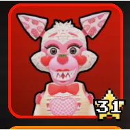 ShotCake Foxy Limited Mythical Valentines day event Five Nights Hunted