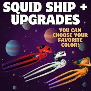 SQUID EXOTIC S-CLASS SHIP +UPGRADES
