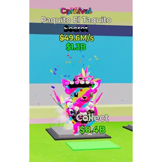 Carnival Paquito El Taquito 49.6M/s