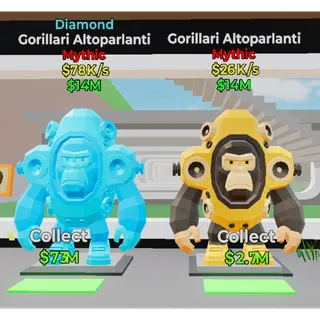 *RARE* 2x Gorillari Altoparlanti