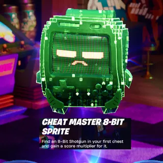 Cheat master 8-bit sprite