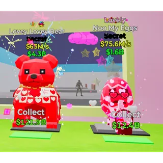 *BUNDLE* Lovey Lovey Bear 63M/s + Lovely Noo My Eggs 75.6M/s