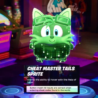Cheat master tails sprite