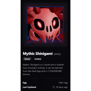 MYTHIC SHINIGAMI I BGSI
