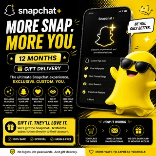 Snapchat+ - 12 months