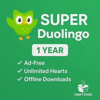 Super Duolingo | 1 Year - All Devices