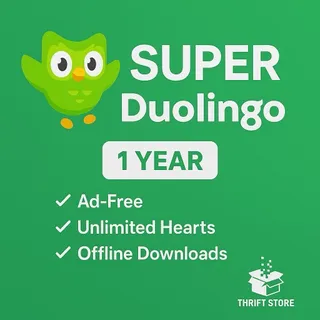 Super Duolingo | 1 Year - All Devices