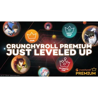 CrunchyRoll Mega Fan | 1 Year