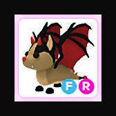 Pet  fly ride neon bat dragon adopt me roblox - Game Items - Gameflip