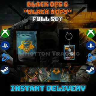 Call of Duty Black Ops 6 - "Black Hops" Tiny Rebel Set - 3 In-Game Items  