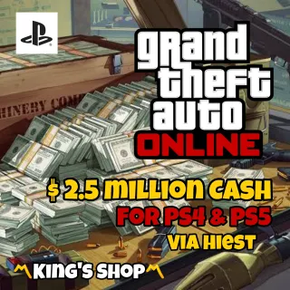 Gta Money (Cash) $2.5M