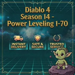Diablo 4 Season 14 - Power Leveling 1-70