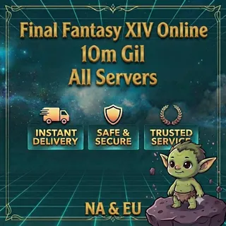 Final Fantasy XIV Online 10m Gil All Servers NA & EU