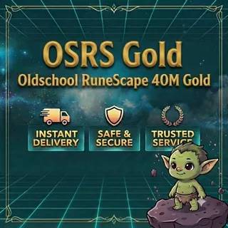 OSRS Gold | Oldschool RuneScape 40M Gold