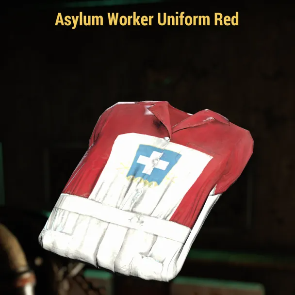 Apparel | Red Asylum Dress + Hat - Fallout 76 - Gameflip