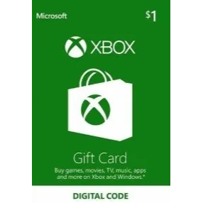 $1.00 USD Xbox Gift Card