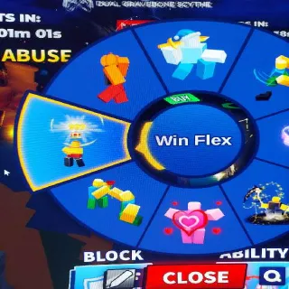 Win Flex Emote Blade ball