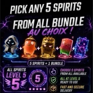 🔥 ALL SPIRITS AVAILABLE — LEVEL 5 MASTERED! 🔥