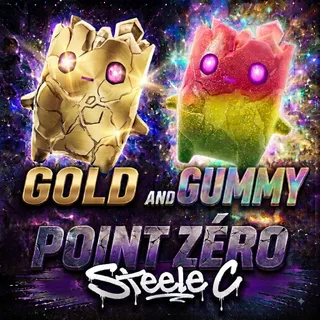 Fortnite Pack Zero Point Gold and Gummy sprites level 5