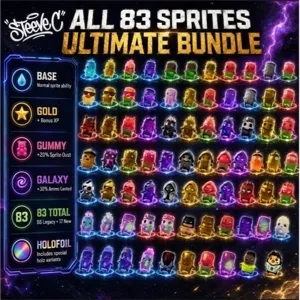 Fortnite All 83 sprites level 5inclued 