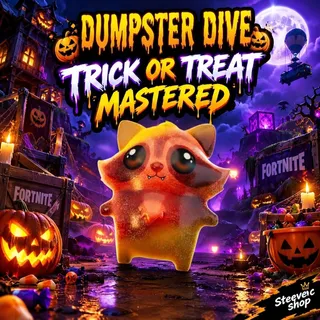 Fortnite Dumpster Dive Trick Or Treat Sprite Mastered Level 5