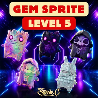 Fortnite spécial pack 5 sprites level 5 