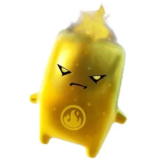 Fortnite Fire Gold sprite level 5 
