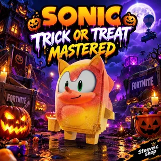 Fortnite Sonic Trick Or Treat Sprite Mastered Level 5