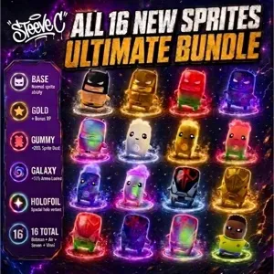 Fortnite All new sprites level 5 inclued (16 sprites + Pollo for free)