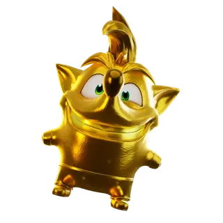 Fortnite Crash Bandicot Gold sprite Level 5 Mastered 