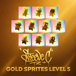 Fortnite All Gold sprites level 5 