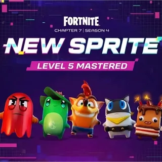 Fortnite All 5 New Sprites Level 5 Mastered 
