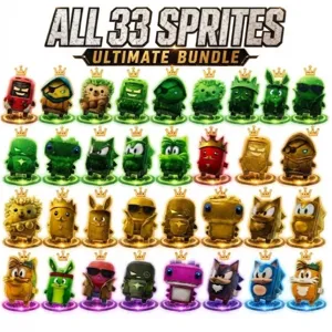 All 33 sprites level 5