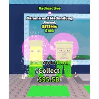 Garama and madundung 575m/s radioactif 