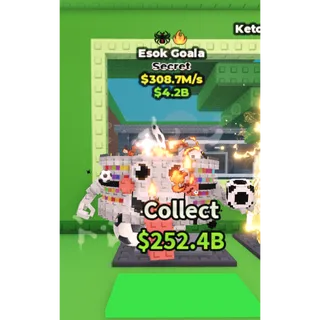esok goala 308.7m/s